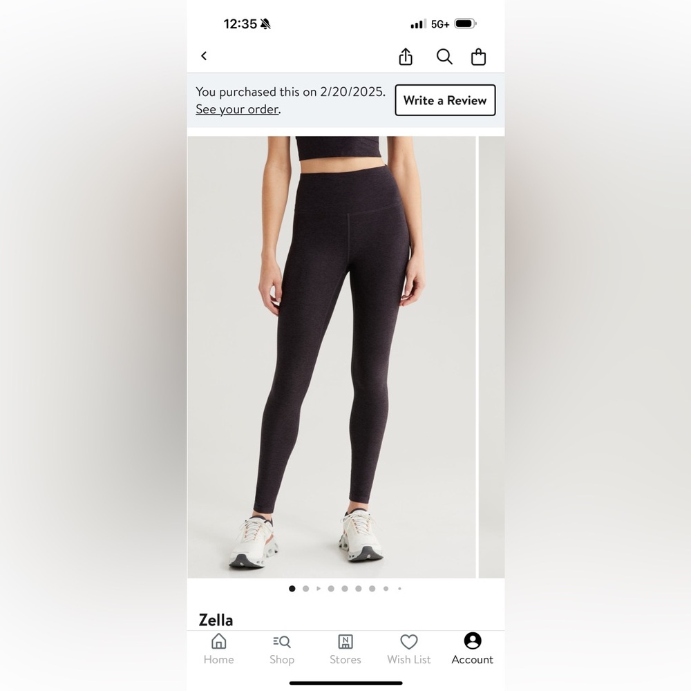 *TWO PAIRS* Zella Women’s Black and Dark Blue Leggings